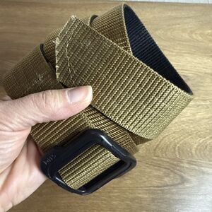 5.11 Tactical Belt Mens Size XL Double-Duty #59568 Coy/Black Nylon Reversible